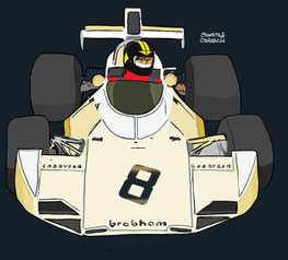 Brabham BT44 de Carlos Pace by Muneta & Cerracín
