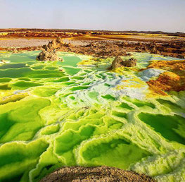 dictée le désert du danakil éthiopie