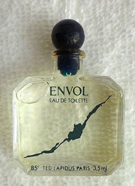 TED LAPIDUS - ENVOL, EAU DE TOILETTE 3,5 ML - GROS PLAN SUR CETTE MINIATURE RARE