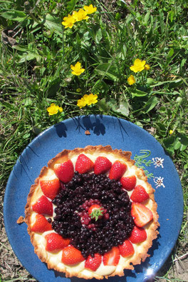 Tarte aux 3 fruits rouges