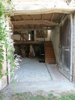 Blick in die Scheune in Plottes