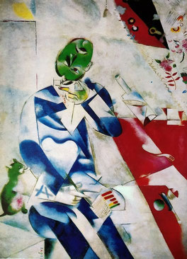 Marc Chagall, The Poet, Half-Past Three, 1911, Philadelphia Museum of Art