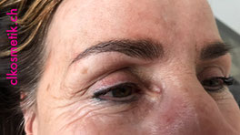 Hochzeit Konfirmation Filmkosmetik Studiokosmetik Microblading voluminöse Augenbrauen augefallene Augenbrauen Augenbrauen anpassen Augenbrauen Kosmentik Kosmetiksalon Fingernägel Schleifen Polieren bemalen Gelnägel Schminken Haut Pickel entfernen Peeling