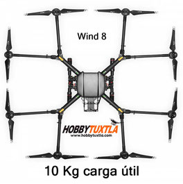 Los Drones Wind 8 pueden cargar 10 Kg en cámaras o herramientas ..