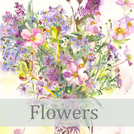 flowers giclee prints