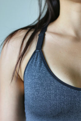 ALL ME SEAMLESS HEATHER - adidas brassière faible impact