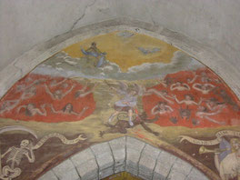 peinture murales église Epercieux Saint Paul