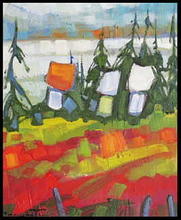 Louange 12x10 hiule sur toile