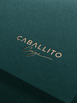 Embossed luxury logo by Nina Fischer