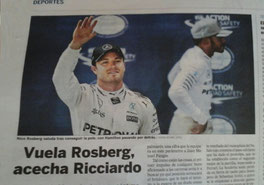 Nico Rosberg en "El País"