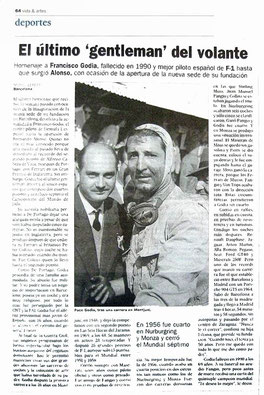 Francisco Godia. El último "gentelman" del volante