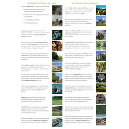 page des activités à faire autour du gîte de la ferme du Puy d'Anché par e-cime.fr