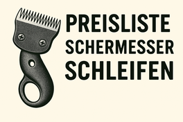 Schermesser Scherköpfe schleifen