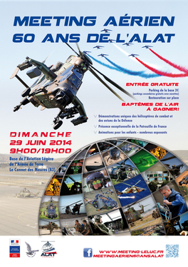 Meeting aerien  des 60 ans de l'ALAT : Luc le Cannet 2014 , Tigre EC-655, AIRBUS hélicoptere, reviews  , reportage, Spotter day 