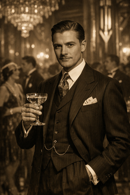 gatsby stil schweiz 1920er jahre mode zuerich powderroom vintageboutique retro mode vintagemode herren