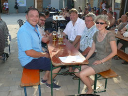 CSU-Königstein-Hirschbach, Grillabend mit Kreispolitik aus Amberg-Sulzbach in August 2015
