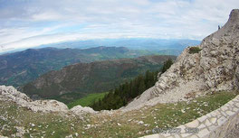 Superbe panorama depuis le final de Lure