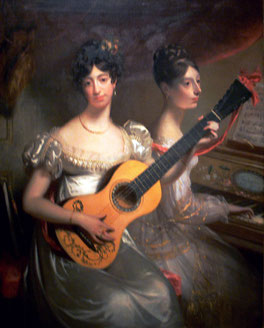 The Misses Powden. Gemälde von William Beechey, 1819.