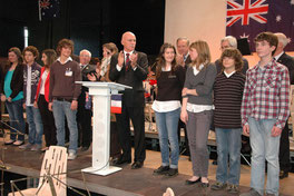 Les jeunes du centre Ados ANZAC 2012