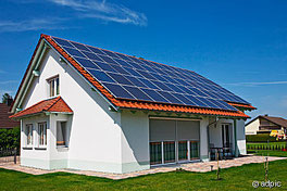Bild: Haus mit Solar