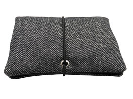 Tabaktasche Tabakbeutel Drehertasche Tweed Fischgrät Blättchenspender Blättchenentnehmer