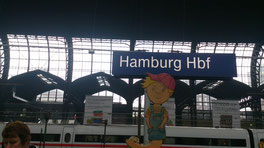 Paul am Hamburger Hauptbahnhof - Foto: S.Nava