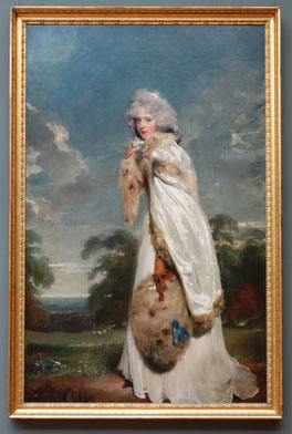 'Elisabeth Farren' (irische Schauspielerin), Sir Thomas Lawrence, ca. 1790, Metropolitan Museum of Art. Foto: Epochs of Fashion