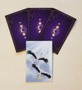 Lenormand Orakel Karten - Die Störche
