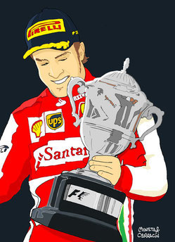 Fernando Alonso by Muneta & Cerracín