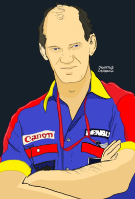 Adrian Newey by Muneta & Cerracín