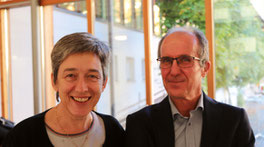 Katharina Bachmann im Gespräch mit Manfred Sparr Bild: Wiesner Joachim