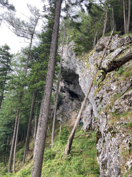 Die Felswand des Öhlerpfeilers