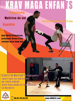 Cours enfants de krav maga