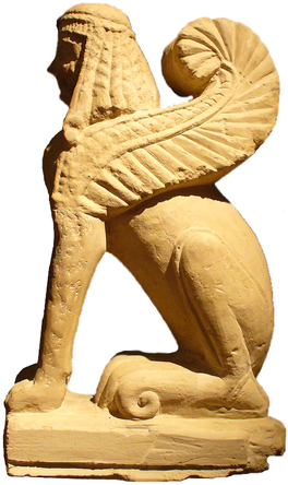 Esfinge etrusca, mamá de Wedgwood-Etruria-Barlaston