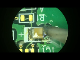 表面実装部品（SMD）の半田付け