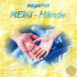 Das Titelbild der CD Klangschalen Chakra Meditation von Sayama Music Richard Hiebinger. Eine große goldene Klangschale vor einem Hintergrund aus violetter Seite