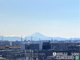 あけましておめでとう富士山