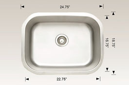 hu207005 bosco undermount sink