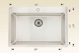 bosco drop in kitchen sink T208037