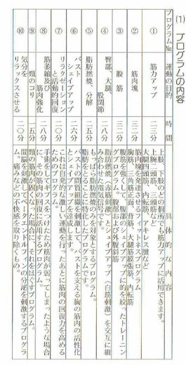 EMSのプログラム