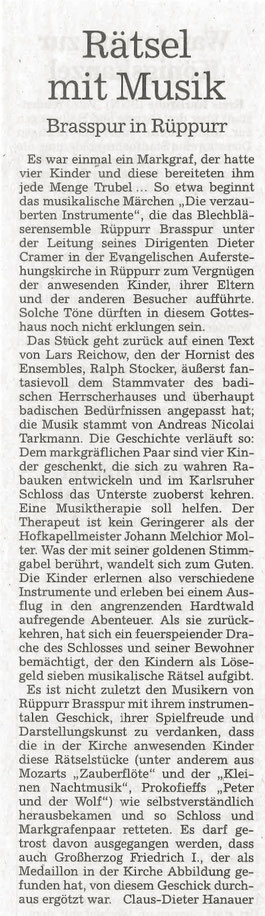 Aus BNN vom 23.6.2015