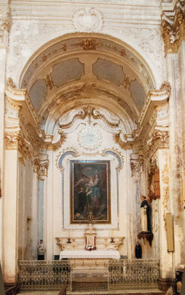 Santo Pietro di Tenda - Rosaire - Ermenegildo Costantini peintre baroque romain (1731-1791) ou Tommaso Maria Conca peintre baroque romain  (1734-1822)