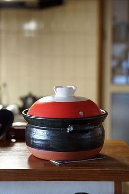 仲本律子　R工房　女性陶芸家　土鍋作品　ブログ　ご飯土鍋　ご飯の炊き方　