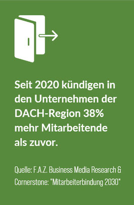 Inhouse Seminar Personalbindung - 38% Mitarbeitende kündigen öfter seit 2020 - Stärkentrainer GmbH