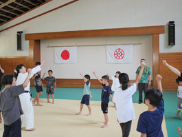 認知空手協会 護身術体験会の様子