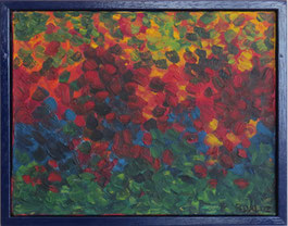 daluz composition abstraction lyrique abstraite aux formes colorées 