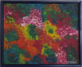 daluz composition abstraction lyrique abstraite aux formes colorées 