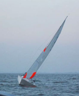 Wat zeg je mit Sturmfock beim Transfer nach Cuxhaven - Foto: Jan Lok