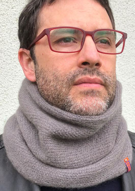 Tour de cou homme mohair
