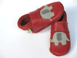 Krabbelschuhe nach Maß, Krabbelschuh mit Elefant